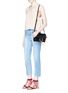Figure View - Click To Enlarge - CHLOÉ - Faye' small goatskin leather shoulder bag