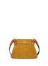 Detail View - Click To Enlarge - CHLOÉ - 'Lexa' small suede shoulder bag