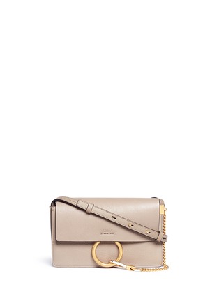Main View - Click To Enlarge - CHLOÉ - 'Faye' small goatskin leather shoulder bag
