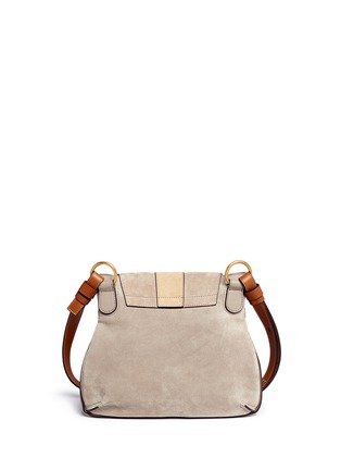 Detail View - Click To Enlarge - CHLOÉ - 'Lexa' small suede shoulder bag