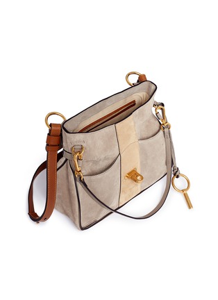 - CHLOÉ - 'Lexa' small suede shoulder bag