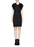 Main View - Click To Enlarge - IRO - 'Missy' twist front mesh dress