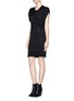 Figure View - Click To Enlarge - IRO - 'Missy' twist front mesh dress