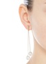 Figure View - Click To Enlarge - KENNETH JAY LANE - Glass pearl gold plated drop earrings