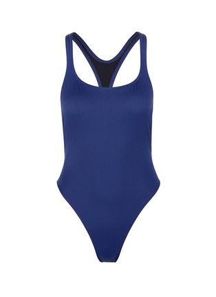 Main View - Click To Enlarge - SOLID & STRIPED - 'The Robin' racerback one-piece swimsuit