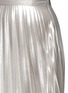 Detail View - Click To Enlarge - TOPSHOP - Pleated metallic midi skirt