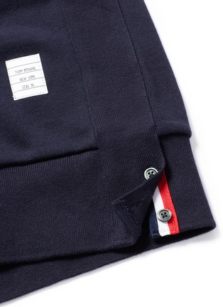 Detail View - Click To Enlarge - THOM BROWNE  - Stripe sleeve cotton sweatshirt