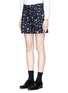 Front View - Click To Enlarge - THOM BROWNE  - Floral embroidered wool shorts