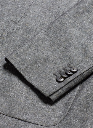 Detail View - Click To Enlarge - BOGLIOLI - 'Sforsa' silk-linen blazer