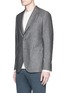 Front View - Click To Enlarge - BOGLIOLI - 'Sforsa' silk-linen blazer