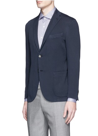Front View - Click To Enlarge - BOGLIOLI - 'K-jacket' garment dye cotton soft blazer