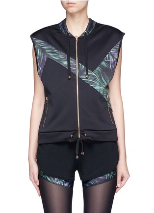 Main View - Click To Enlarge - WE ARE HANDSOME - 'Jag' leaf print performance vest