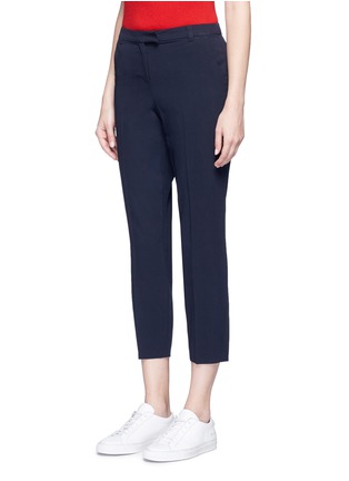 Front View - Click To Enlarge - TOPSHOP - Cropped suiting cigarette pants