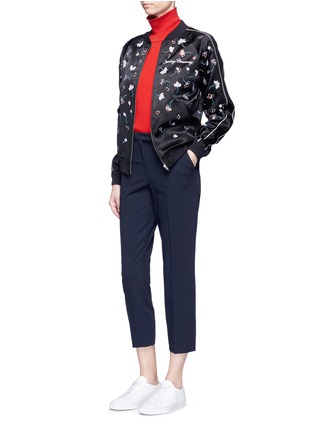 Figure View - Click To Enlarge - TOPSHOP - Cropped suiting cigarette pants