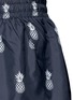 Detail View - Click To Enlarge - THE UPSIDE - 'Pineapple' print running shorts