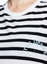 Detail View - Click To Enlarge - THE UPSIDE - 'Lucky' feeder stripe cotton tank top