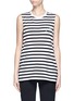 Main View - Click To Enlarge - THE UPSIDE - 'Lucky' feeder stripe cotton tank top