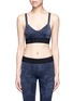 Main View - Click To Enlarge - THE UPSIDE - 'Seals Dance' print sports bra top