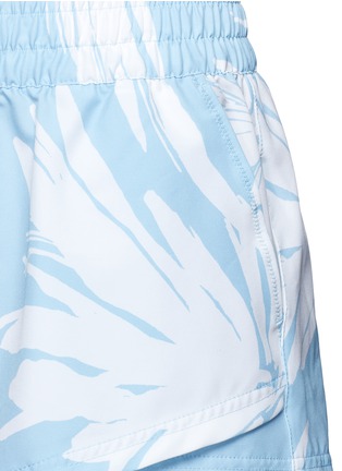 Detail View - Click To Enlarge - THE UPSIDE - 'Lilium Lima' print running shorts