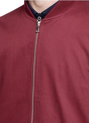 Detail View - Click To Enlarge - TOPMAN - Cotton twill bomber jacket