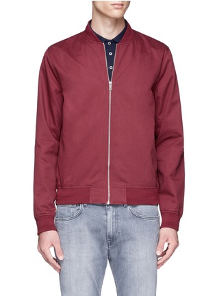 Main View - Click To Enlarge - TOPMAN - Cotton twill bomber jacket