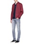 Figure View - Click To Enlarge - TOPMAN - Cotton twill bomber jacket