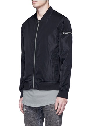 Front View - Click To Enlarge - TOPMAN - Twill bomber jacket