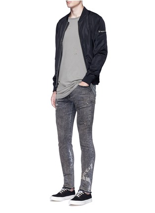 Figure View - Click To Enlarge - TOPMAN - Twill bomber jacket