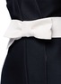 Detail View - Click To Enlarge - VALENTINO GARAVANI - Kimono wrap wool-silk A-line dress
