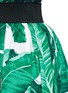 Detail View - Click To Enlarge - - - Banana leaf print poplin circle skirt