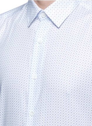 Detail View - Click To Enlarge - CANALI - Floral print cotton shirt
