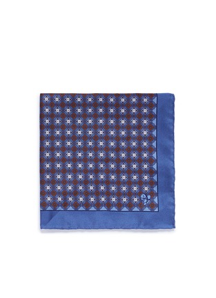 Main View - Click To Enlarge - CANALI - Floral print silk pocket square
