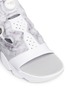 Detail View - Click To Enlarge - REEBOK - 'Instapump Fury' marble print sandals