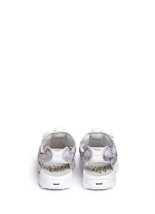 Back View - Click To Enlarge - REEBOK - 'Instapump Fury' marble print sandals