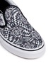 Detail View - Click To Enlarge - VANS - 'Checker Kaleidoscope Classic' canvas skate slip-ons