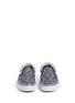 Front View - Click To Enlarge - VANS - 'Checker Kaleidoscope Classic' canvas skate slip-ons