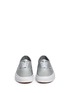 Front View - Click To Enlarge - VANS - 'Authentic Decon' metallic leather sneakers