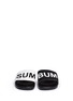 Front View - Click To Enlarge - VANS - x SUMMER BUMMER 'Sum Bum' faux leather slide sandals