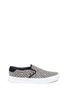 Main View - Click To Enlarge - VANS - '59 Cup' diamond pattern embroidered slip-ons