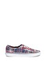 Main View - Click To Enlarge - VANS - 'Authentic' plaid patchwork sneakers