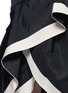 Detail View - Click To Enlarge - 73052 - 'Julio Verne' suede bow belt silk taffeta skirt