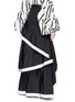 Back View - Click To Enlarge - 73052 - 'Julio Verne' suede bow belt silk taffeta skirt