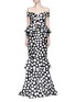 Main View - Click To Enlarge - 73052 - 'Miss Golightly' polka dot ruffle gown