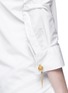 Detail View - Click To Enlarge - 73052 - 'Voltaire' chain cufflink one-shoulder shirt