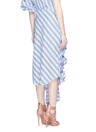 Back View - Click To Enlarge - 73052 - 'Emma' stripe floral appliqué skirt