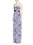 Figure View - Click To Enlarge - 73052 - 'Fermina' floral print sash tie wide leg jumpsuit