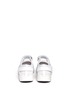 Back View - Click To Enlarge - MONCLER - 'Claudine' strap mesh leather sneakers