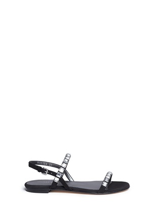 Main View - Click To Enlarge - STUART WEITZMAN - 'Trail Mix' jewelled suede sandals