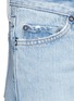 Detail View - Click To Enlarge - SIMON MILLER - 'Yerma' frayed cuff ripped light wash jeans