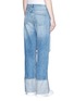 Back View - Click To Enlarge - SIMON MILLER - 'Arapo' distressed light wash wide leg jeans